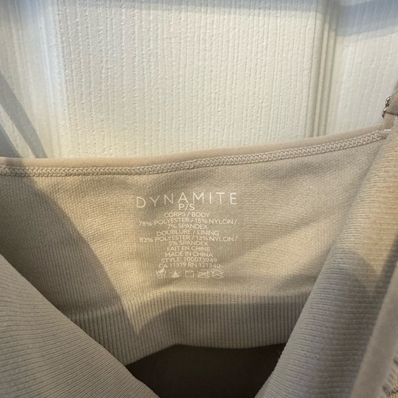 Dynamite Beige Bodysuit - Picture 3 of 4